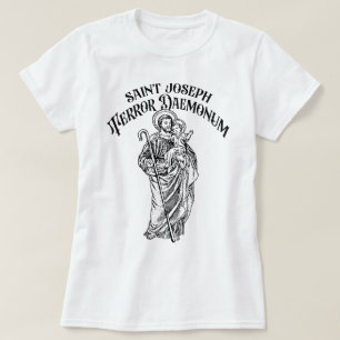 T-shirt Saint Joseph la terreur ouvrière des démons cathol