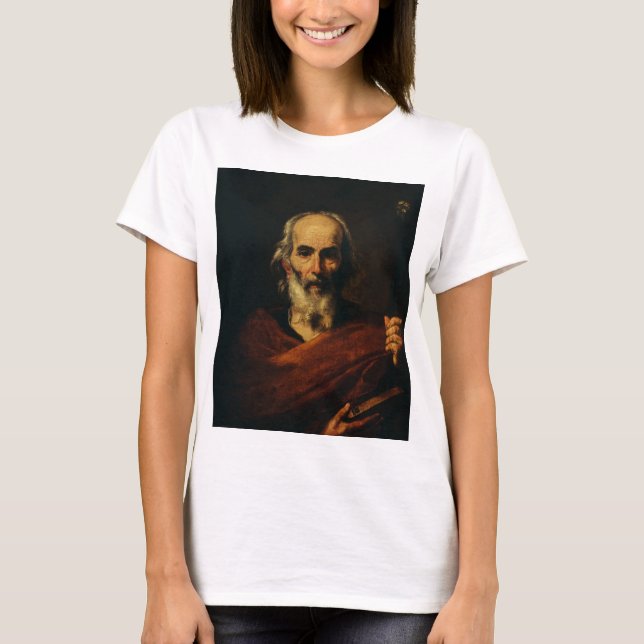 T-shirt Saint Joseph par Jusepe de Ribera (Devant)