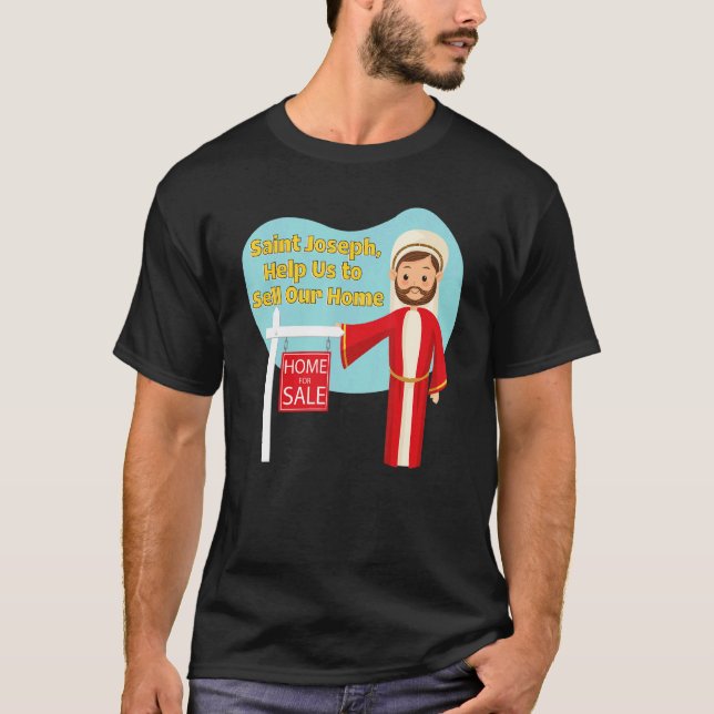 T-shirt Saint Joseph Patron Des Ventes De Maison Vente Ca (Devant)