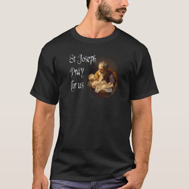 T-shirt Saint Joseph Saint catholique de l'Impossible (Devant)