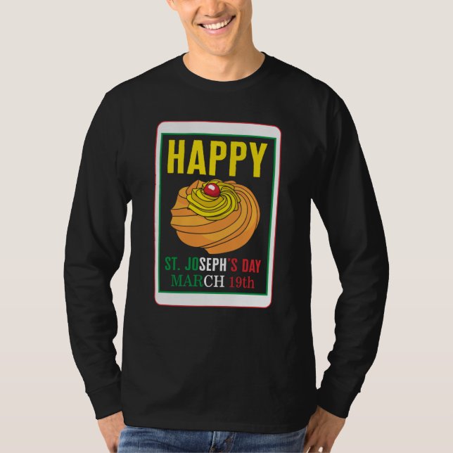 T-shirt Saint Joseph's Day Happy St Joseph's Day March 19t (Devant)