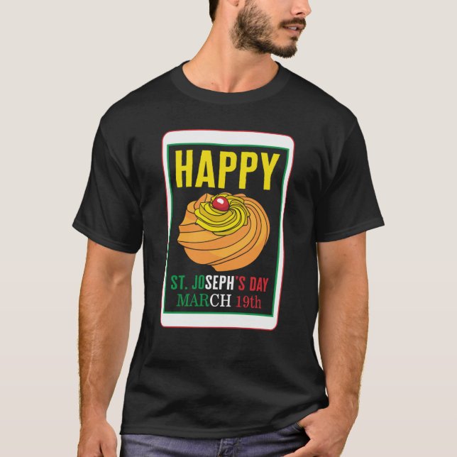 T-shirt Saint Joseph's Day Happy St Joseph's Day March 19t (Devant)