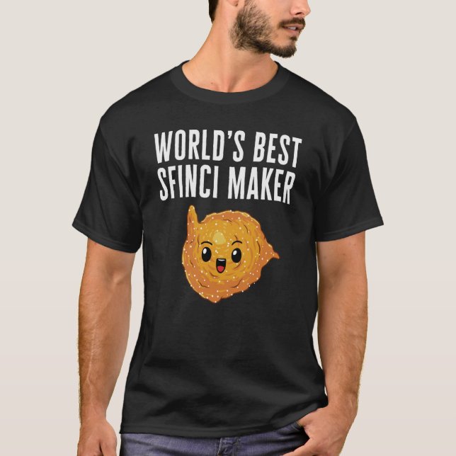 T-shirt Saint Joseph's Day World's Best Sfinci Maker Sicil (Devant)