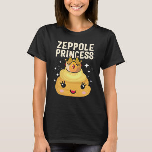 T-shirt Saint Joseph's Day Zeppole Princess Cute Italien P