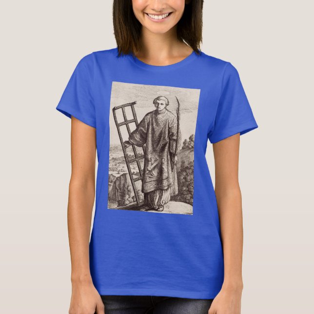 T-shirt Saint Laurent archives du saint patron (Devant)