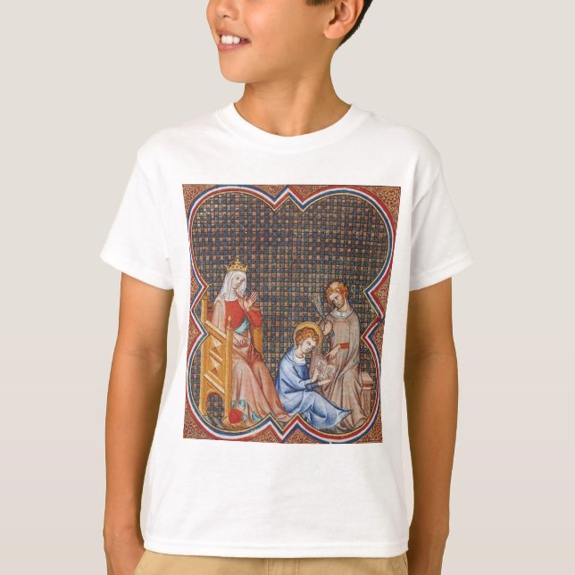 T-shirt Saint Louis IX de France Patron des Rois (Devant)