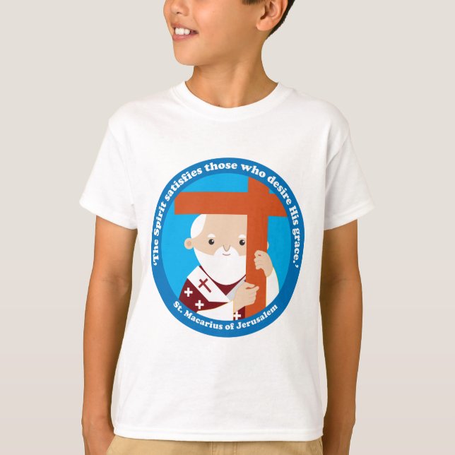 T-shirt Saint-Macarius de Jérusalem (Devant)
