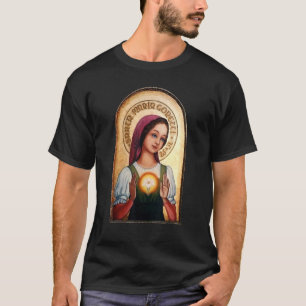 T-shirt Saint Maria Goretti Pureté Saints Catholiques Symb