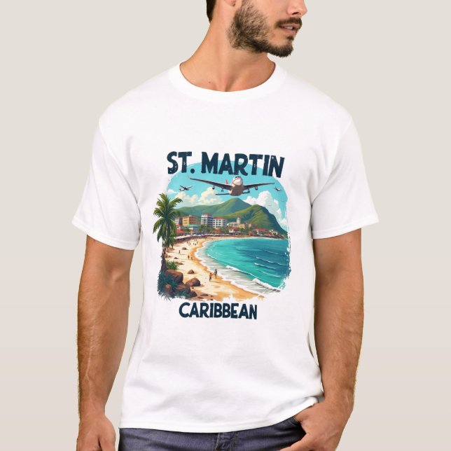 T-SHIRT SAINT-MARTIN (Devant)