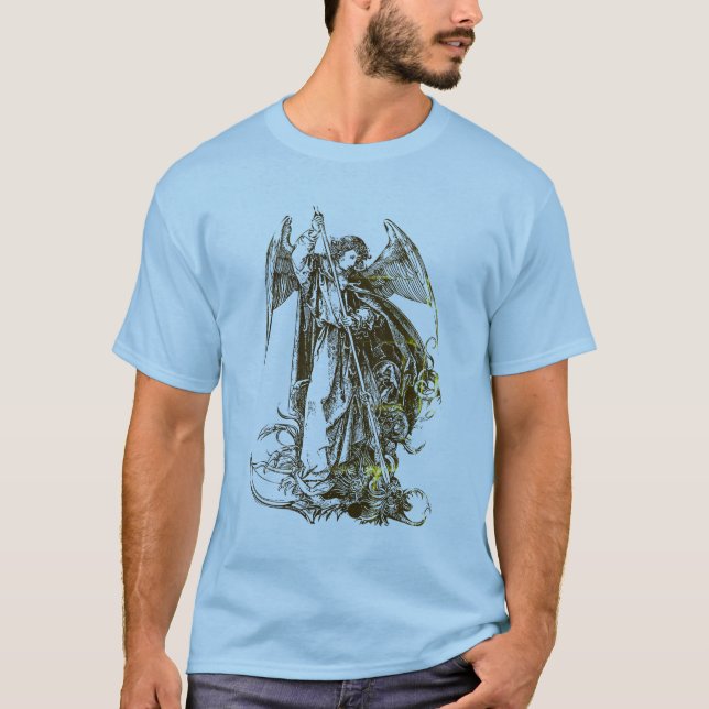 T-shirt Saint Michael défait Satan (Devant)