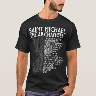 T-shirt Saint Michael l'Archange Prière Tradit catholique