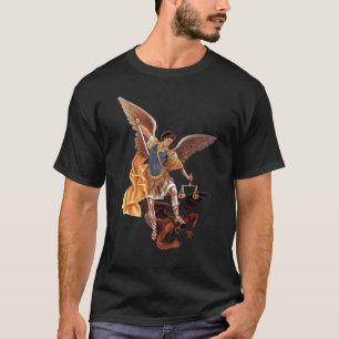 T-shirt Saint Michel Archange catholique Ange défends-nous