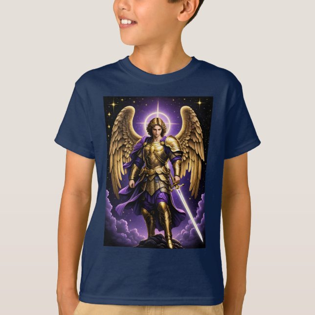 T-shirt Saint Michel de l'Archange catholique romain (Devant)