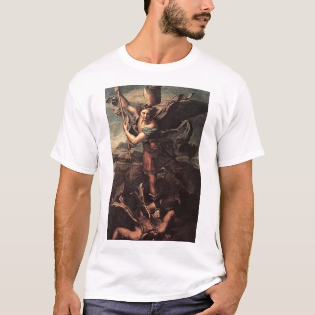 T-shirt Saint Michel et le diable (Devant)