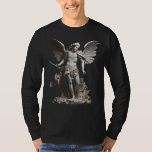 T-shirt Saint Michel l'Archange Ange de Sculpture Angéliqu