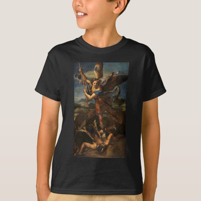 T-shirt Saint Michel vainquant Satan (Devant)
