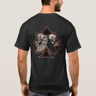 T-shirt Saint motard ou pécheur As de pique Old School 