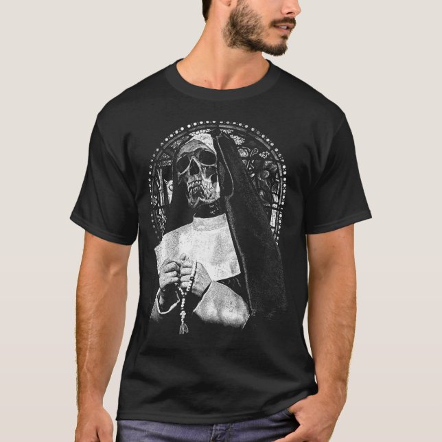 T-shirt Saint of the Forsaken - Occult Streetwear Design (Devant)