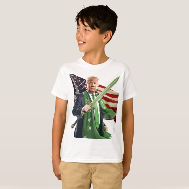 T-shirt Saint Paddy de Trump (Devant entier)