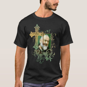 T-shirt Saint Padre Pio Prière Croix Catholicités Saint Sa