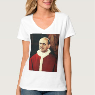 T-shirt Saint Pape Paul VI chef de l'Église catholique