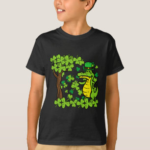 T-shirt Saint-Patrick Alligator Trèfle Saint-Patty Hommes