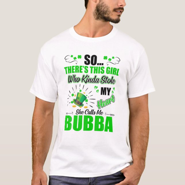 T-shirt Saint Patrick Day Qui Kinda M'A Volé Le Coeur M'Ap (Devant)