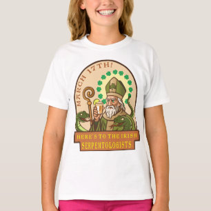 T-shirt Saint Patrick et les serpents