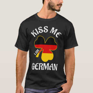 T-shirt Saint-Patrick Jour Baiser Moi Je Suis Allemand Sai