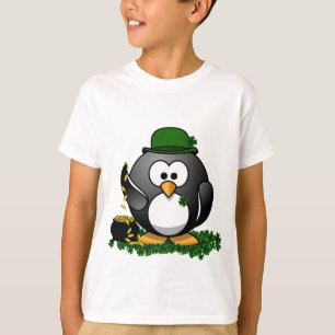 T-shirt Saint Patrick le jour du Lucky Penguin