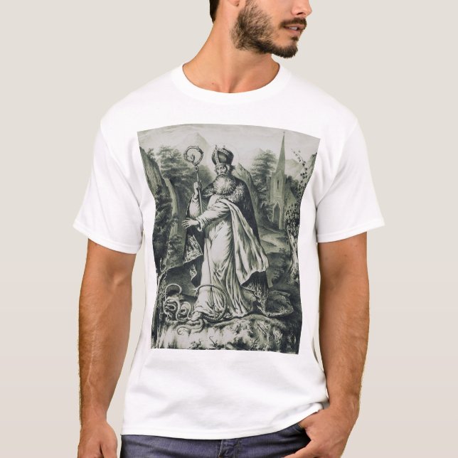 T-shirt Saint Patrick patron de l'Irlande (Devant)