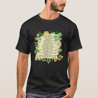 T-shirt Saint Patrick Prière Breastplate Patrick s Day Cat
