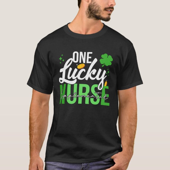 T-shirt Saint Patrick s Day Infirmière supplémentaire One  (Devant)