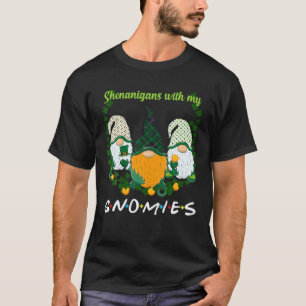 T-shirt Saint Patrick Shenanigans Gnomies Gnome Shamroc