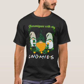 T-shirt Saint Patrick Shenanigans Gnomies Gnome Shamroc