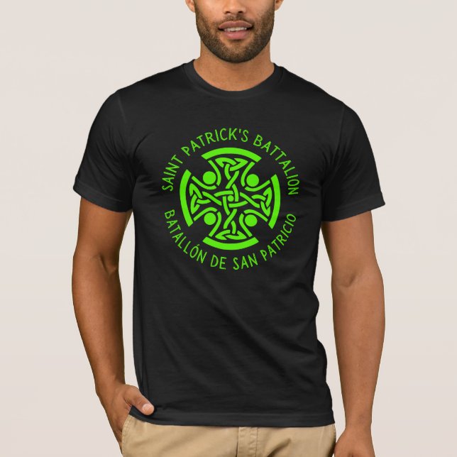 T-shirt Saint Patrick's Battalion San Patricios Catholique (Devant)