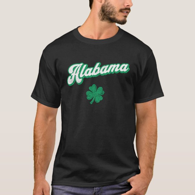 T-shirt Saint Patrick's Day Alabama (Devant)