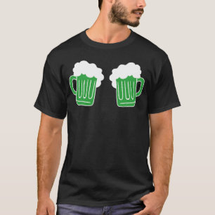 T-shirt Saint Patrick's Day Art Graphique Drôle Bière à Bo