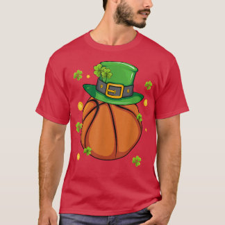 T-shirt Saint Patrick's Day Basketball amoureux Clover Lep