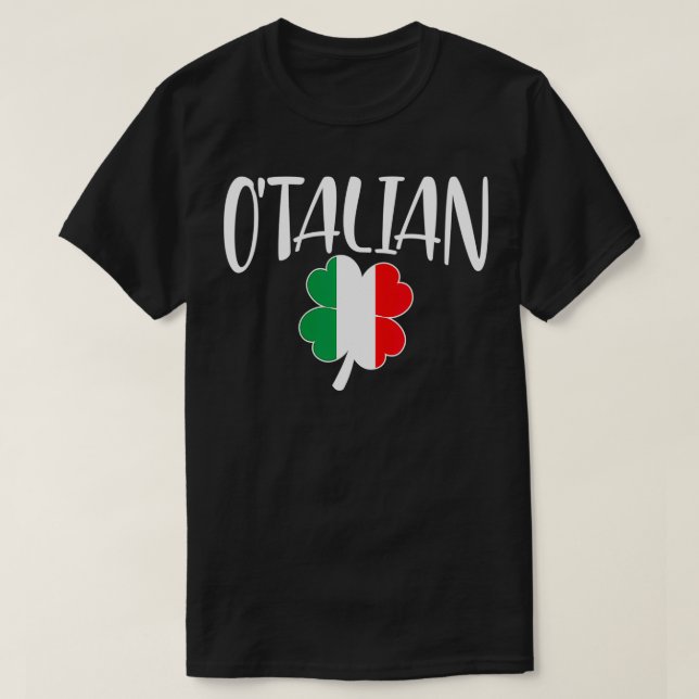 T-shirt Saint Patrick's Day Distressed Graphic Irish Itali (Design devant)