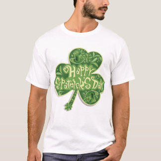 T-shirt Saint Patrick's Day Drôle Lucky Clover