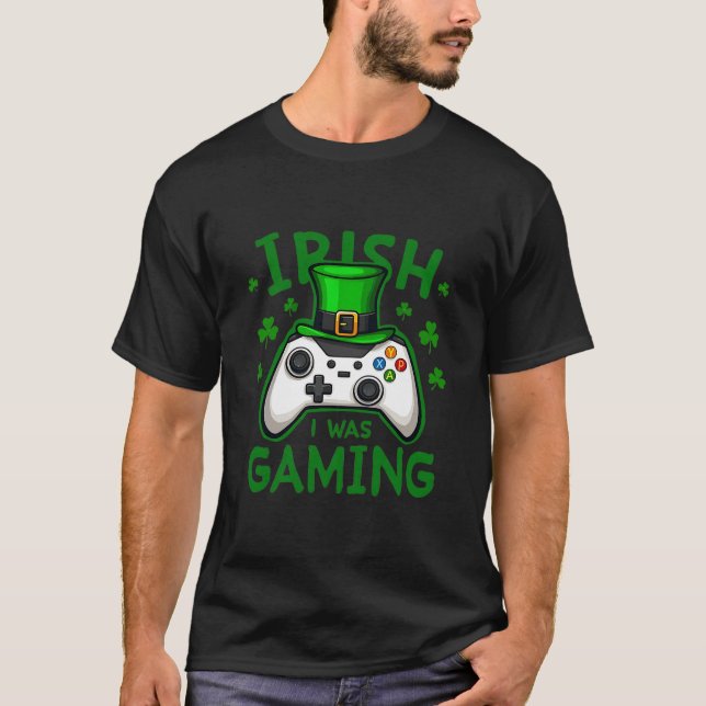 T-shirt Saint Patrick's Day Gaming (Devant)