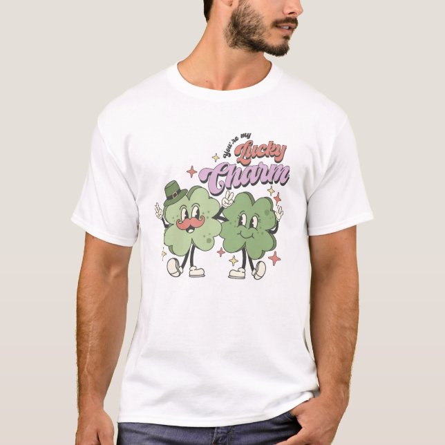 T-shirt Saint Patrick's Day Graphic Vous êtes mon charme v (Devant)