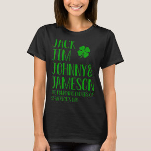 T-shirt Saint Patricks Day Holiday Jack Jim Johnny Pères