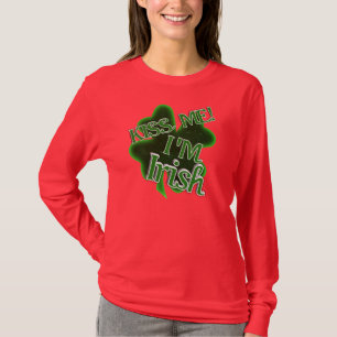 T-shirt Saint Patrick's Day - Kiss Me, je suis irlandais