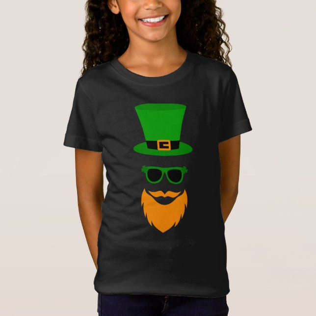 T-Shirt Saint Patrick's Day Leprechaun (Devant)