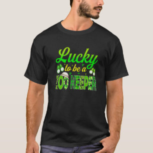 T-shirt Saint Patrick's Day Lucky To Be A Zoo Keeper Playe