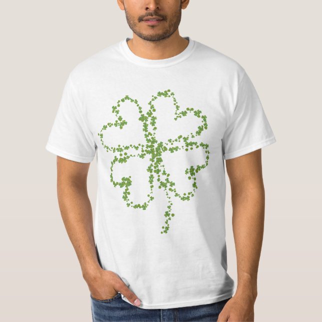 T-shirt Saint Patrick's Day Shamrock Irlandais Lucky Clove (Devant)