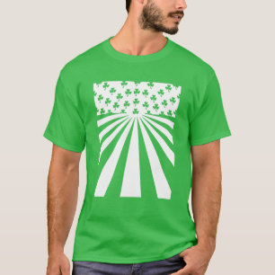 T-shirt Saint Patrick's Day Shamrock Vintage irlandais Amé