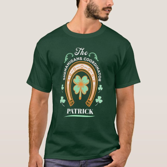 T-shirt Saint Patrick's Day Shenanigans Coordonnateur Drôl (Devant)